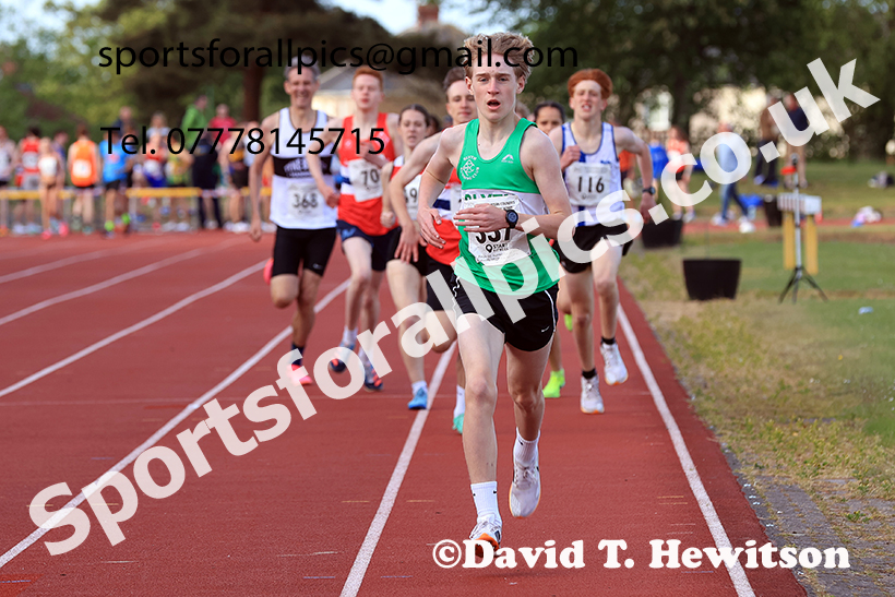 The 800 metres, 2025 NEGP No 2, Monkton Stadium, Wednesday, May 28th. Photo: David T. Hewitson/Sports for All Pics